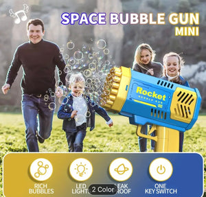 40 Holes rocket Automatic Bubbles Gun