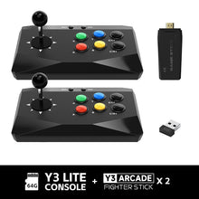 Load image into Gallery viewer, Y3 Arcade 4K Video Game Console with Game Arcade Keyboard Built-in 20000 Games Stick