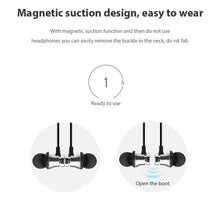 Load image into Gallery viewer, Magnetic attraction Bluetooth Earphone Headset waterproof sports 4.2