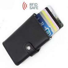 Load image into Gallery viewer, Automatic Wallet Credit Card Holder Case Aluminum