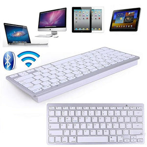 Bluetooth Wireless Keyboard Slim for Apple MacPCTablet iPad iPhone Fashion