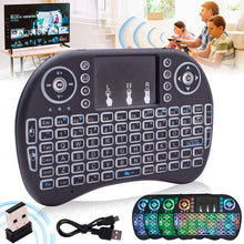 Load image into Gallery viewer, i8 Mini 2.4G Wireless Keyboard Touchpad Color Backlit Air Mouse For Android TV Box Xbox Smart TV PC PS3/PS4 HTPC