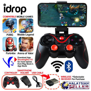 C8 Game Controller Wireless Bluetooth Gamepad Joystick for Gaming