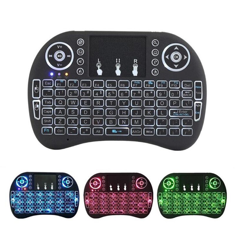 i8 Mini 2.4G Wireless Keyboard Touchpad Color Backlit Air Mouse For An –  Ultimate Shopping cy
