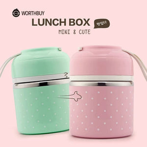 Thermal Lunch Box Leak-Proof Stainless Steel Bento Box