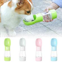 Load image into Gallery viewer, Portable Pet Dog Water Bottle For Dogs Multifunction Dog Food Water Feeder Drinking Bowl Puppy Cat Water Dispenser Pet Products