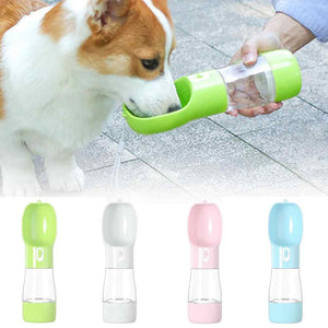 Portable Pet Dog Water Bottle For Dogs Multifunction Dog Food Water Feeder Drinking Bowl Puppy Cat Water Dispenser Pet Products