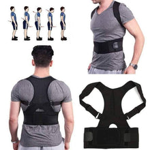 Load image into Gallery viewer, Back Shoulder Support Posture Correction Belt for Men Women Students Magnetic Corset Back Posture Corrector Brace Holder