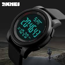 SKMEI 1257 Men Sport Watches LED Digital Outdoor Military Electronics Wrist Watches