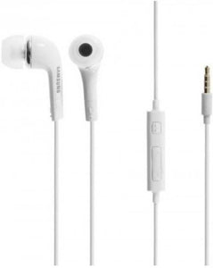 Samsung EHS64 Wired Headset with Mic  (White, In the Ear)