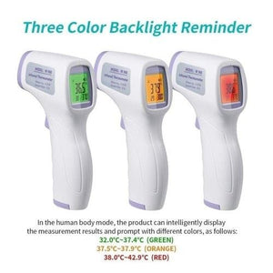 Infrared Thermometer Baby Adult Infrared Temperature Meter Digital Temperature Gun LCD Display Thermometer for body