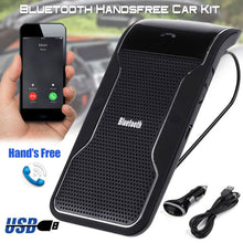 Load image into Gallery viewer, BT HandsFree Car Kit Wireless Speaker with Visor Clip