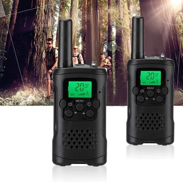 Set of Two walkie talkies sports hunting kids gift toys  -Walkie Talkie 6 km
