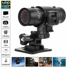 Load image into Gallery viewer, F9 mini Camera HD 1080P Portable Waterproof camera Gun, Bike Motorcycle Helmet Outdoor Sports Action DVR Digital