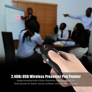 Wireless Presenter Remote Powerpoint Clicker Presentation Controller Flip Pen