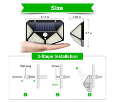 Load image into Gallery viewer, 100 LED Solar Light Outdoor Solar Lamp