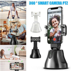 Rotate 360° Smart PTZ FOR Tripod Bluetooth Remote Control Automatic face recognition Phone holder tic toc